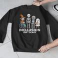 Inclusion Isn't Scary SLP Halloween Costume Sped Teacher Men Graphic Sweatshirt, funny design Inclusion Isn't Scary SLP Halloween Costume Sped Teacher Men Graphic Sweatshirt, funny design