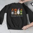 Inclusion Isn't Scary SLP Halloween Sped Teacher Animal Men Graphic Sweatshirt, funny design