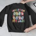 Inclusion Is My Jam SPED Teacher Special Education Life Men Graphic Sweatshirt, funny design Inclusion Is My Jam SPED Teacher Special Education Life Men Graphic Sweatshirt, funny design