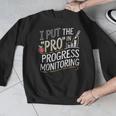 Intervention Teacher Progress Monitoring Intervention Men Graphic Sweatshirt, funny design Intervention Teacher Progress Monitoring Intervention Men Graphic Sweatshirt, funny design
