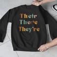 Their There They'Re English Teacher Gramma Police Joke Men Graphic Sweatshirt, English Teacher Gifts, funny design Their There They'Re English Teacher Gramma Police Joke Men Graphic Sweatshirt, English Teacher Gifts, funny design