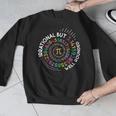 Irrational But Well Rounded Pi Day Math Teacher Student Geek Men Graphic Sweatshirt, funny design