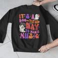 It's a Bootiful Day To Make Music Halloween Music Teacher Men Graphic Sweatshirt, funny design