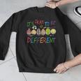 It's Ok To Be Different Apple Teacher Autism Awareness Men Graphic Sweatshirt, funny design It's Ok To Be Different Apple Teacher Autism Awareness Men Graphic Sweatshirt, funny design