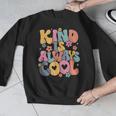 Kind Is Always Cool Groovy Teacher Be Kind Kindness Matters Men Graphic Sweatshirt, Groovy Teacher Gifts, funny design Kind Is Always Cool Groovy Teacher Be Kind Kindness Matters Men Graphic Sweatshirt, Groovy Teacher Gifts, funny design