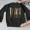 Be Kind Sign Language Hand Talking Teachers Interpreter ASL Men Women Men Graphic Sweatshirt, funny design Be Kind Sign Language Hand Talking Teachers Interpreter ASL Men Women Men Graphic Sweatshirt, funny design