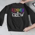 Kinder Crew Kindergarten Teacher 1st Day Of School Men Graphic Sweatshirt, funny design Kinder Crew Kindergarten Teacher 1st Day Of School Men Graphic Sweatshirt, funny design