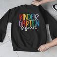 Kindergarten Squad Team Crew Teacher Back To School Men Graphic Sweatshirt, funny design Kindergarten Squad Team Crew Teacher Back To School Men Graphic Sweatshirt, funny design