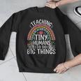 Kindergarten Teacher Tiny Humans Pre-School Teacher Men Graphic Sweatshirt, funny design