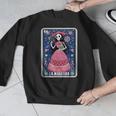 La Maestra Halloween Mexican Bingo Card Teacher Lottery Card Men Graphic Sweatshirt, funny design La Maestra Halloween Mexican Bingo Card Teacher Lottery Card Men Graphic Sweatshirt, funny design