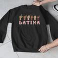 Latina ASL American Sign Language Latina Power ASL Teacher Men Graphic Sweatshirt, funny design Latina ASL American Sign Language Latina Power ASL Teacher Men Graphic Sweatshirt, funny design