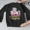 LEARNING IS MAGICAL TEACHER UNICORN BACK TO SCHOOL UNICORN Men Graphic Sweatshirt, funny design LEARNING IS MAGICAL TEACHER UNICORN BACK TO SCHOOL UNICORN Men Graphic Sweatshirt, funny design