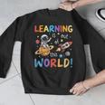Learning Is Out Of This World Space Back To School Teacher Men Graphic Sweatshirt, funny design Learning Is Out Of This World Space Back To School Teacher Men Graphic Sweatshirt, funny design