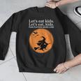 Let's Eat Kids Punctuation Saves Live Witch Grammar Teacher Men Graphic Sweatshirt, funny design Let's Eat Kids Punctuation Saves Live Witch Grammar Teacher Men Graphic Sweatshirt, funny design