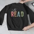 Let's Read Book Nerd Reading Book Lover Librarian Teacher Men Graphic Sweatshirt, funny design
