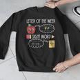 Letter Of The Week Ff Sight Word Teacher Squad Men Graphic Sweatshirt, funny design
