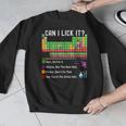 Can I Lick It Periodic Table Chart Science Teacher Cool Meme Men Graphic Sweatshirt, Science Teacher Gifts, funny design Can I Lick It Periodic Table Chart Science Teacher Cool Meme Men Graphic Sweatshirt, Science Teacher Gifts, funny design