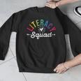 Literacy Squad Reading Teacher Interventionist Specialist Men Graphic Sweatshirt, funny design Literacy Squad Reading Teacher Interventionist Specialist Men Graphic Sweatshirt, funny design