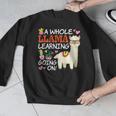 Llama Learning T Shirt Teachers Students Alpaca Lovers Men Graphic Sweatshirt, funny design Llama Learning T Shirt Teachers Students Alpaca Lovers Men Graphic Sweatshirt, funny design
