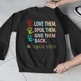 Love Daycare Provider Childcare Teacher Tie Dye Men Graphic Sweatshirt, funny design