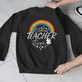 Luckiest Teacher Ever Rainbow- St Patricks Day Teacher Men Graphic Sweatshirt, funny design