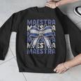 Maestra El Salvador Coquette Bow Hispanic Spanish Teacher Men Graphic Sweatshirt, funny design Maestra El Salvador Coquette Bow Hispanic Spanish Teacher Men Graphic Sweatshirt, funny design