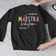 Maestra Fabulosa Maestra De EspañOl Spanish Teacher Men Graphic Sweatshirt, funny design
