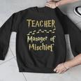 Magical Teacher Manager Of Mischief Birthday Family Party Men Graphic Sweatshirt, funny design Magical Teacher Manager Of Mischief Birthday Family Party Men Graphic Sweatshirt, funny design