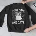 Math And Cats Apparel For Teachers Students Cat Lovers Men Graphic Sweatshirt, funny design Math And Cats Apparel For Teachers Students Cat Lovers Men Graphic Sweatshirt, funny design