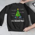 Math Geometry Christmas Tree Geometree Teacher Men Graphic Sweatshirt, funny design