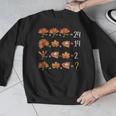 Math Number Thanksgiving Count Answer Pie Turkey Teacher Men Graphic Sweatshirt, funny design Math Number Thanksgiving Count Answer Pie Turkey Teacher Men Graphic Sweatshirt, funny design