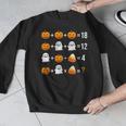Math Teacher Halloween Equation Pumpkin Ghost Candy Corn Men Graphic Sweatshirt, funny design Math Teacher Halloween Equation Pumpkin Ghost Candy Corn Men Graphic Sweatshirt, funny design