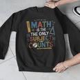 Math Teacher Mathematician Subject Mathematics Joke Men Graphic Sweatshirt, funny design