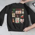 Merry And Bright Christmas Gingerbread Santa Book Teacher Men Graphic Sweatshirt, funny design Merry And Bright Christmas Gingerbread Santa Book Teacher Men Graphic Sweatshirt, funny design