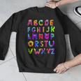 Monster ABC Cute Alphabet Halloween Teacher Costume Kids Men Graphic Sweatshirt, funny design Monster ABC Cute Alphabet Halloween Teacher Costume Kids Men Graphic Sweatshirt, funny design