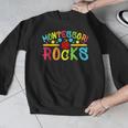 Montessori Rocks Montessori Teacher Back To School Men Graphic Sweatshirt, funny design Montessori Rocks Montessori Teacher Back To School Men Graphic Sweatshirt, funny design