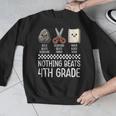 Nothing Beats 4th Grade Back To School Kids Teachers Men Graphic Sweatshirt, funny design