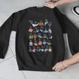 Ocean Animals Alphabet Cute Sea Life ABC Marine Kids Teacher Men Graphic Sweatshirt, funny design