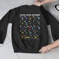 Outer Space Alphabet Kindergarten Teachers 1st Day Of School Men Graphic Sweatshirt, funny design