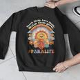 Paraprofessional Para Life Sun Flower Teacher Back To School Men Graphic Sweatshirt, funny design