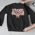 Physical Education Halloween Bow Checkered Teacher Ghost PE Men Graphic Sweatshirt, Pe Teacher Gifts, funny design Physical Education Halloween Bow Checkered Teacher Ghost PE Men Graphic Sweatshirt, Pe Teacher Gifts, funny design