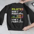 Pilates Instructor Teacher Watercolor Pilates Don't Fart Men Women Kids Men Graphic Sweatshirt, funny design Pilates Instructor Teacher Watercolor Pilates Don't Fart Men Women Kids Men Graphic Sweatshirt, funny design