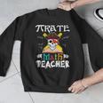 Pirate Math Teacher Skull Pirate Halloween Costume Men Graphic Sweatshirt, funny design