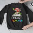Pirate Teacher Halloween Skull Adult Men Graphic Sweatshirt, funny design Pirate Teacher Halloween Skull Adult Men Graphic Sweatshirt, funny design