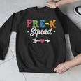 Pre-K Squad Teacher Student Kids Preschool Back To School Men Graphic Sweatshirt, funny design Pre-K Squad Teacher Student Kids Preschool Back To School Men Graphic Sweatshirt, funny design