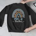 Pre-K Teacher Leopard Boho Rainbow Back To School Men Graphic Sweatshirt, funny design Pre-K Teacher Leopard Boho Rainbow Back To School Men Graphic Sweatshirt, funny design
