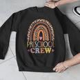 Preschool Crew Cute Leopard Rainbow Back To School Teachers Men Graphic Sweatshirt, funny design Preschool Crew Cute Leopard Rainbow Back To School Teachers Men Graphic Sweatshirt, funny design