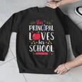 This Principal Loves Her School Teacher Appreciation Men Graphic Sweatshirt, funny design