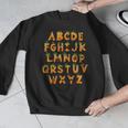Pumpkin ABC Halloween Alphabet Costume School Teacher Kids Men Graphic Sweatshirt, funny design Pumpkin ABC Halloween Alphabet Costume School Teacher Kids Men Graphic Sweatshirt, funny design