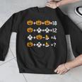 Pumpkin Ghost Equation Math Teacher Halloween Costume Men Graphic Sweatshirt, funny design